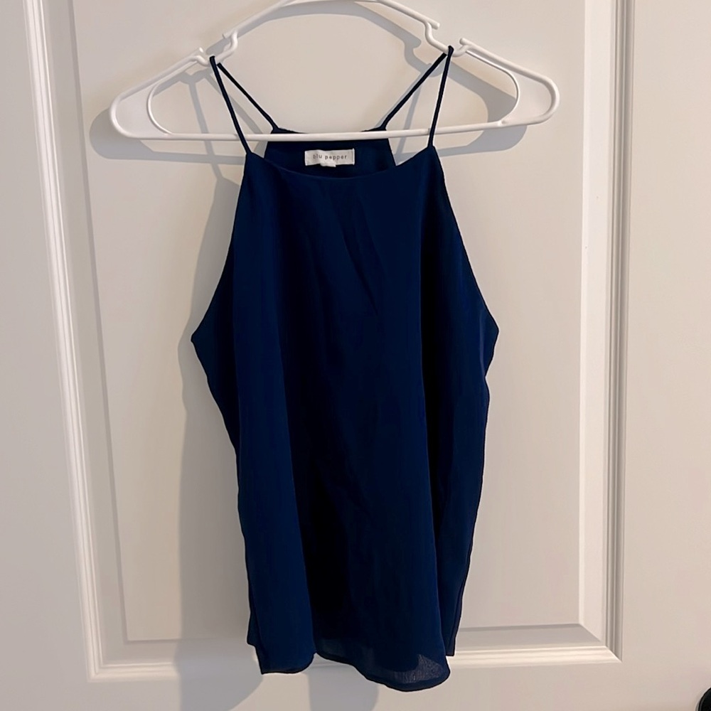 Royal blue sleeve top